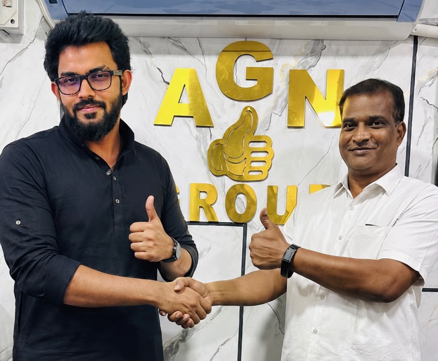 AGN Group founders in Chennai — Mohammad K. Althaf and Rahmatullah Fouzan Shariff