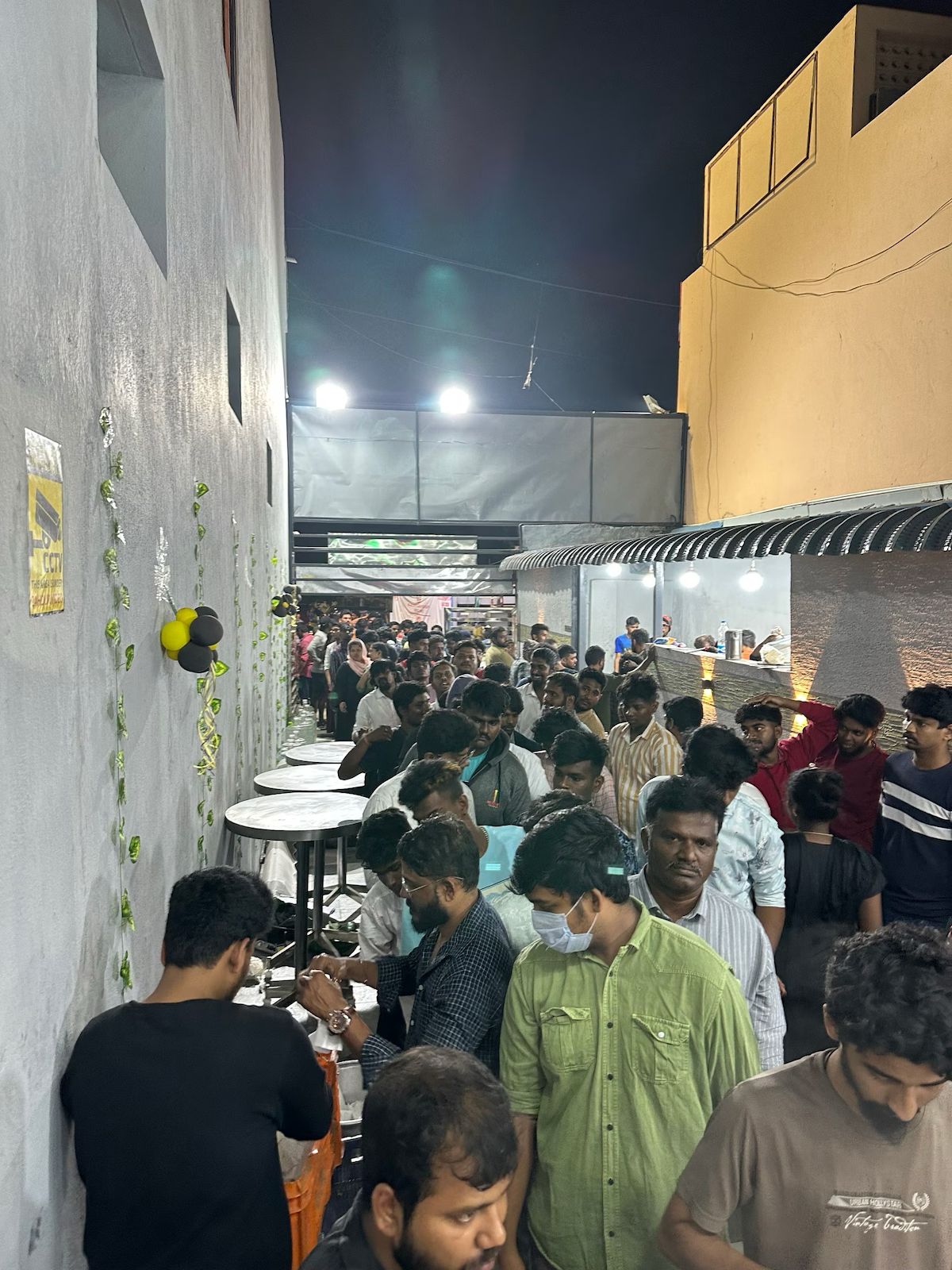 Guests dining at AGN Alfa Biryani Center, Chennai