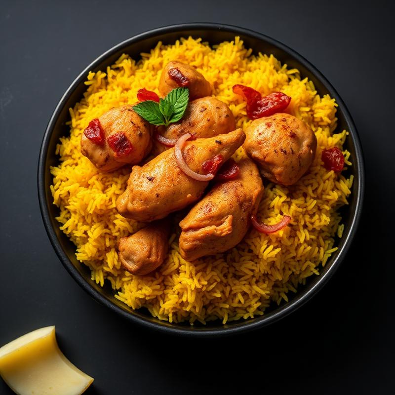 Chicken Biryani — authentic Chennai halal dum biriyani at AGN Alfa Biryani Center